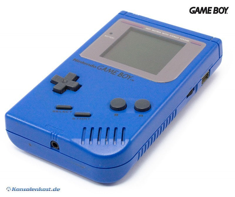 Konsole Classic DMG-01 blau Blue Harry LED-MOD + Backlight blau