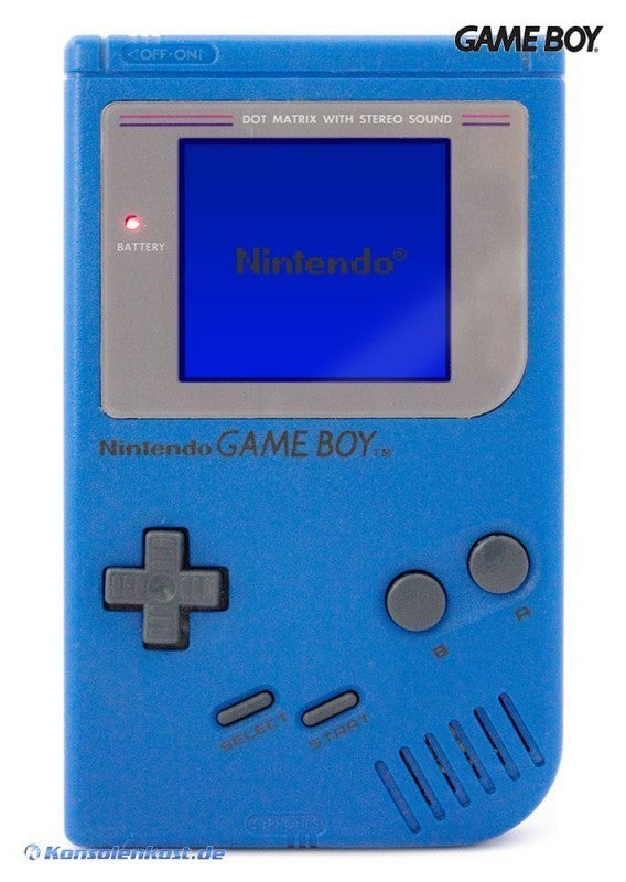 Konsole Classic DMG-01 blau Blue Harry LED-MOD + Backlight blau
