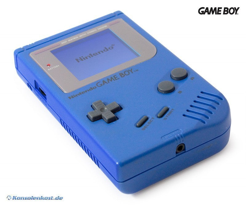 Konsole Classic DMG-01 blau Blue Harry LED-MOD + Backlight blau