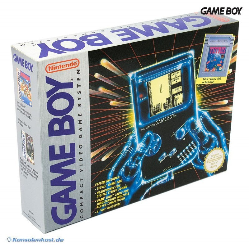 Konsole Classic DMG-01 grau + Tetris + Linkkabel