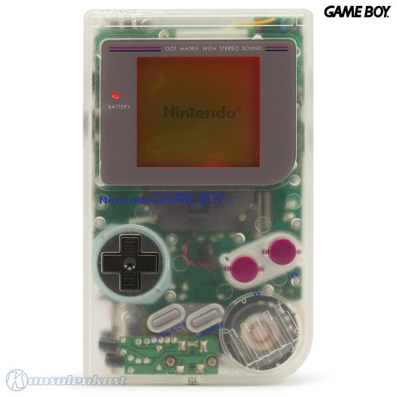 Konsole Classic DMG-01 transp. Hip Boy + Backlight rot
