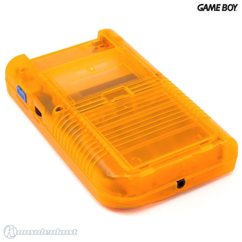 Konsole Classic DMG-01 Custom Case Crazy Orange + Backlight blau