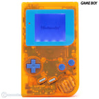 Konsole Classic DMG-01 Custom Case Crazy Orange + Backlight blau