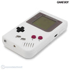 Konsole Classic DMG-01 grau + Chip Tune + Backlight grün + Mini USB Adapter