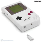 Konsole Classic DMG-01 grau + Chip Tune + Backlight grün + Mini USB Adapter