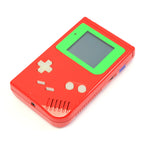 Konsole Classic DMG-01 Custom Case rot lackiert + Silikon Glow Buttons + Backlight grün [bivert]
