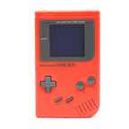 Konsole Classic DMG-01 Custom Case rot-grün + Backlight blau [bivert]
