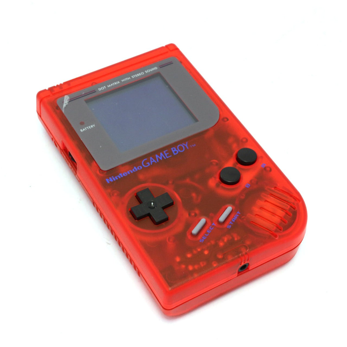 Konsole Classic DMG-01 Custom Case rot-transp. + Backlight rot