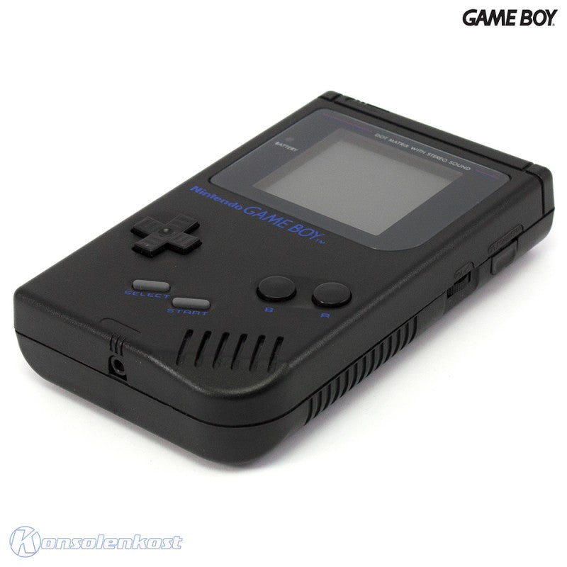 Konsole Classic DMG-01 schwarz Black Jack mit blauer Schrift