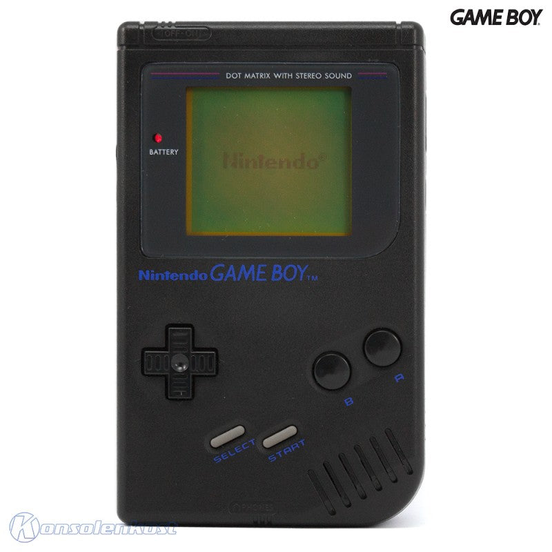 Konsole Classic DMG-01 schwarz Black Jack mit blauer Schrift