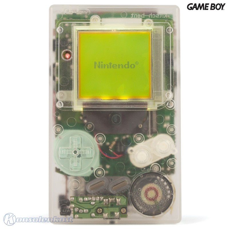 Konsole Classic DMG-01 transp. Hip Boy + Backlight gelb