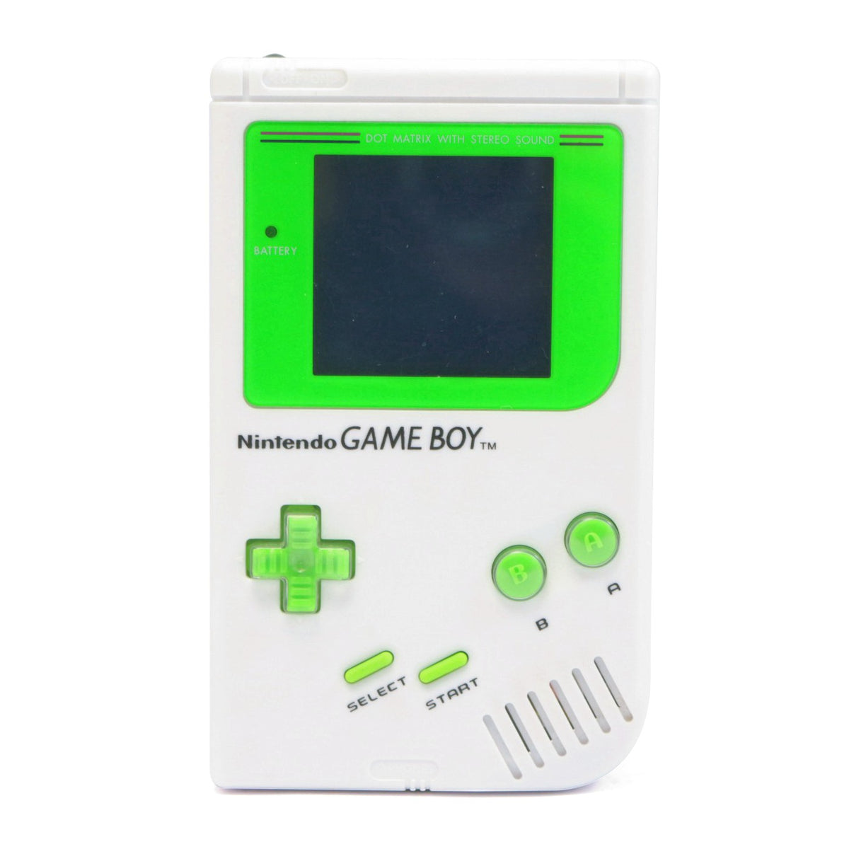 Konsole Classic DMG-01 Custom Case Yoshi + Backlight gelb [bivert]