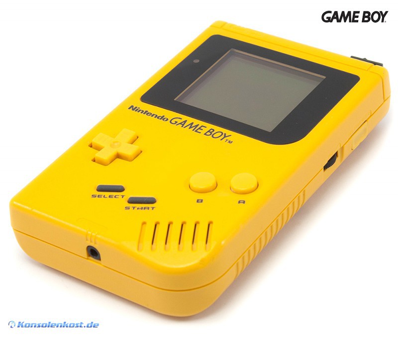 Konsole Custom Design Gelb + Backlight gelb / invertiert