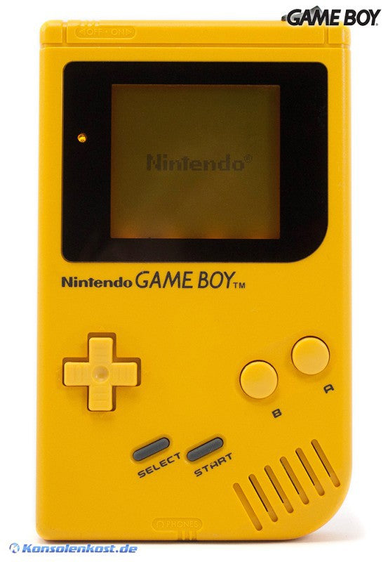 Konsole Custom Design Gelb + Backlight gelb / invertiert