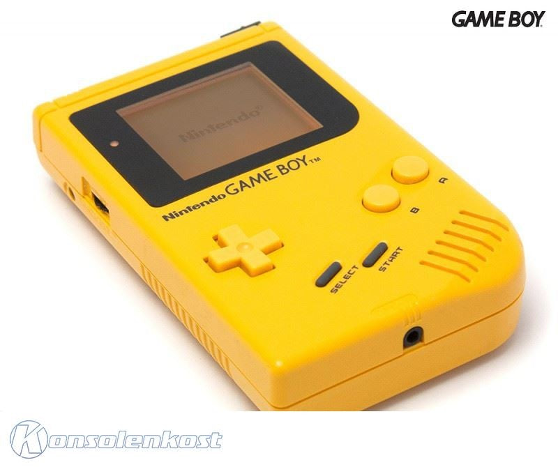 Konsole Custom Design Gelb + Backlight gelb / invertiert