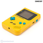 Konsole Custom Design Gelb-türkis + Backlight gelb