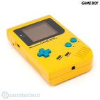 Konsole Custom Design Gelb-türkis + Backlight gelb