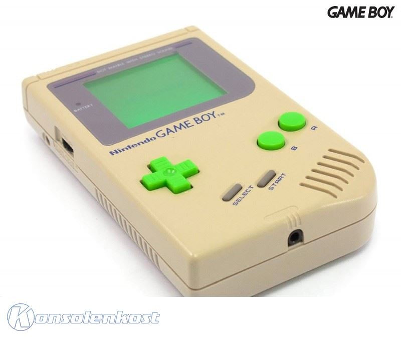 Konsole Custom Design + grüne Buttons + Backlight grün
