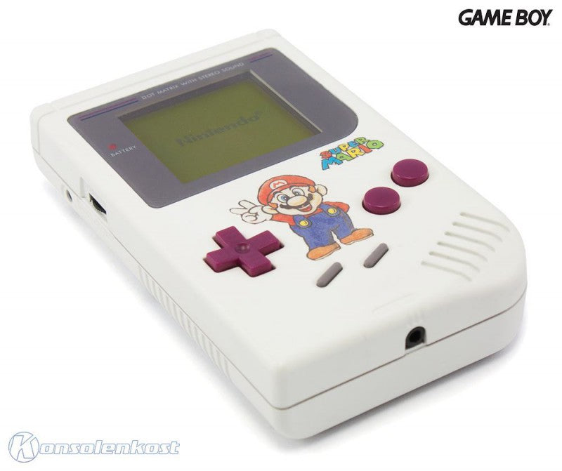 Konsole Custom Design weiß Super Mario