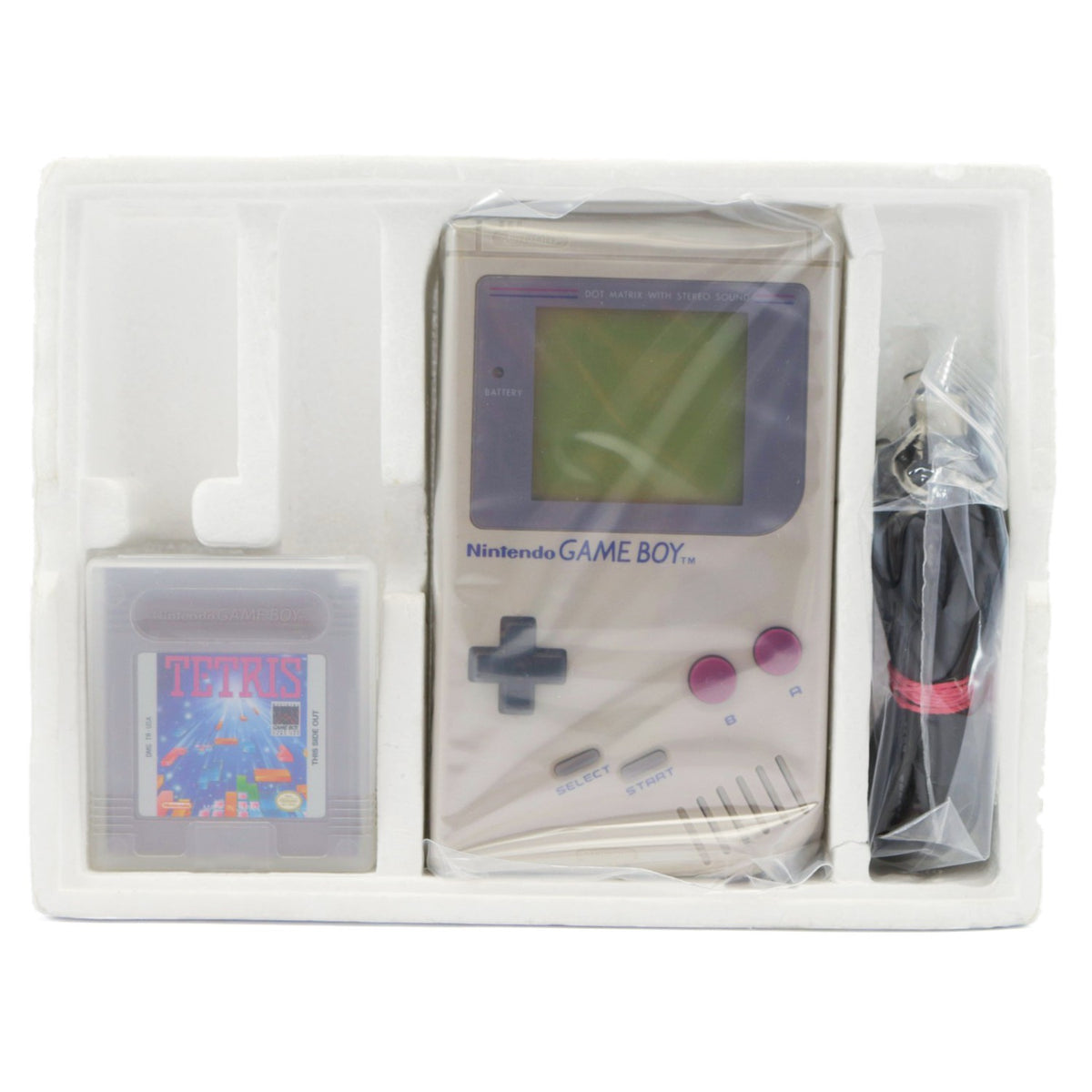 Konsole Classic DMG-01 grau + Tetris + Linkkabel (US)