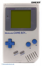 Konsole Classic DMG-01 grau Custom-Mod mit blauen Tasten