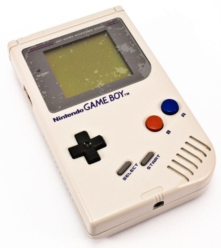 Konsole Classic DMG-01 grau / rot-blaue Tasten