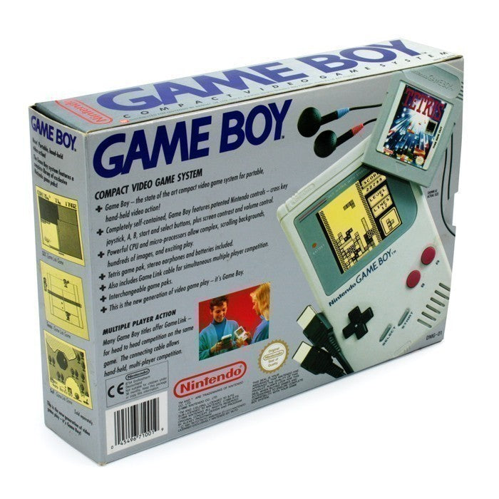 Konsole Classic DMG-01 grau + Tetris + Linkkabel (DE)