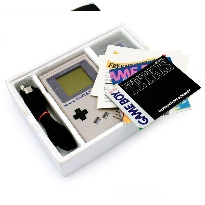 Konsole Classic DMG-01 grau + Tetris + Linkkabel (DE)