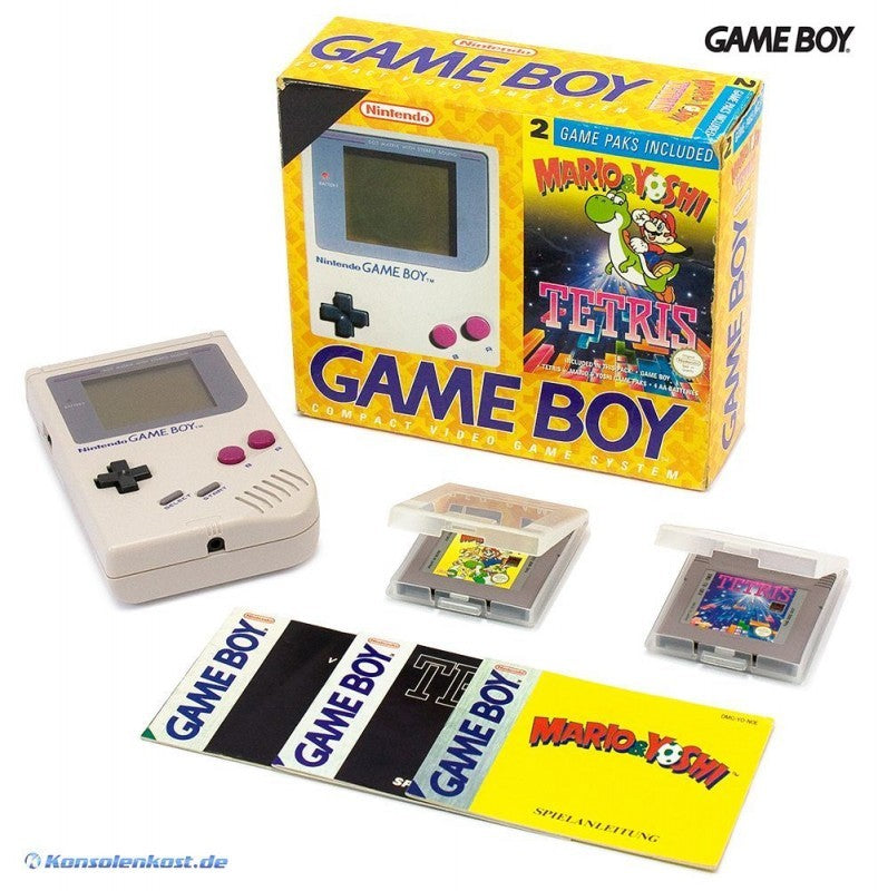 Konsole Classic DMG-01 grau + Tetris + Mario & Yoshi