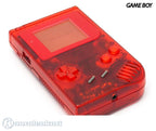 Konsole Classic DMG-01 Custom Case rot-transp. + Backlight rot + neues Display rot