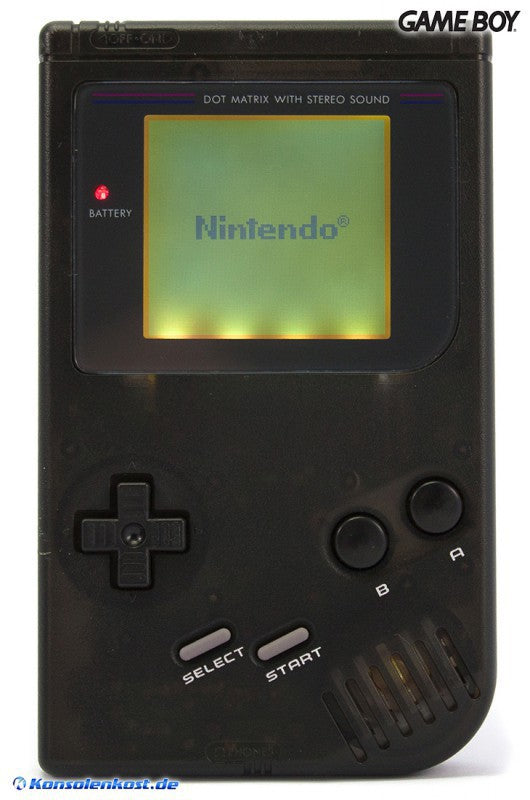 Konsole Classic DMG-01 schwarz Black Jack + Backlight weiß