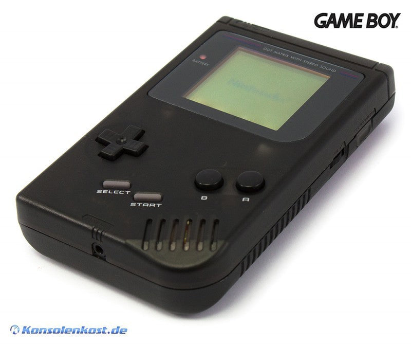 Konsole Classic DMG-01 schwarz Black Jack + Backlight weiß