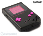 Konsole Classic DMG-01 schwarz Black Jack Custom Design + Backlight rosa