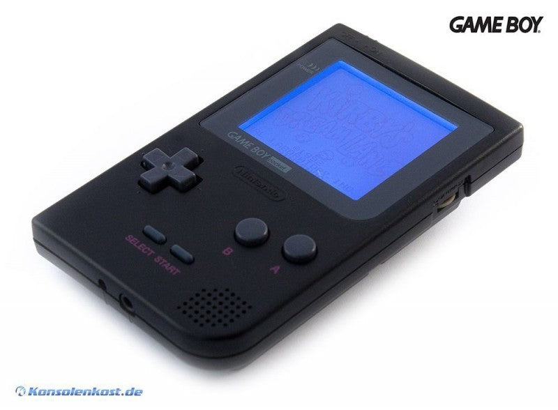 Konsole Classic DMG-01 schwarz Black Jack + LED-MOD Backlight blau