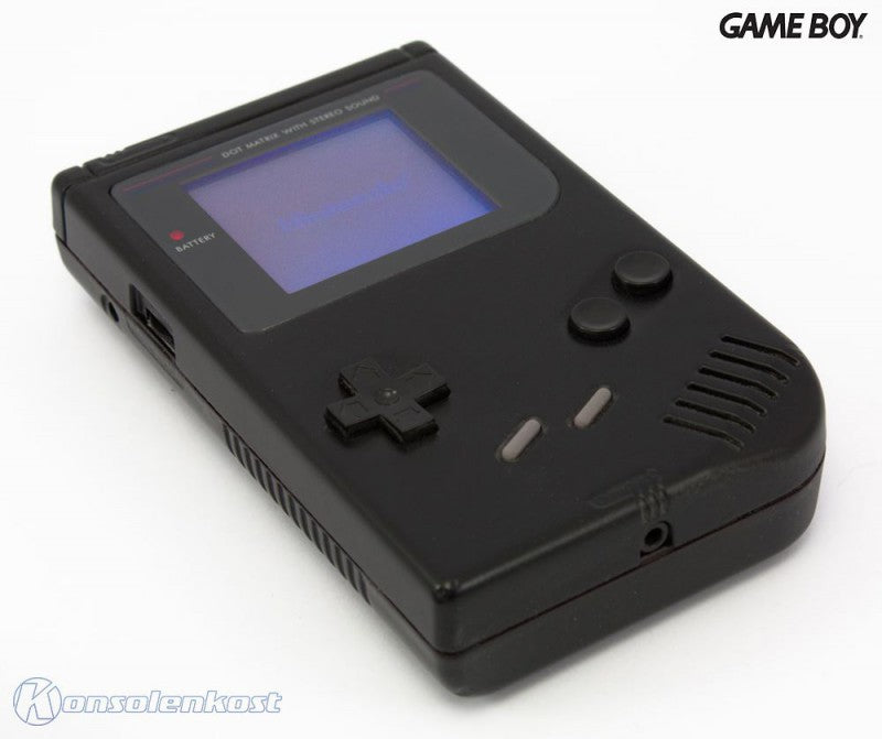 Konsole Classic DMG-01 Custom Case schwarz + Backlight blau