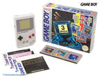 Konsole Classic DMG-01 grau Super 3 Set + 3 Spiele + Original Kopfhörer + Linkkabel
