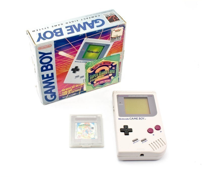 Konsole + Super Mario Land 2 grau