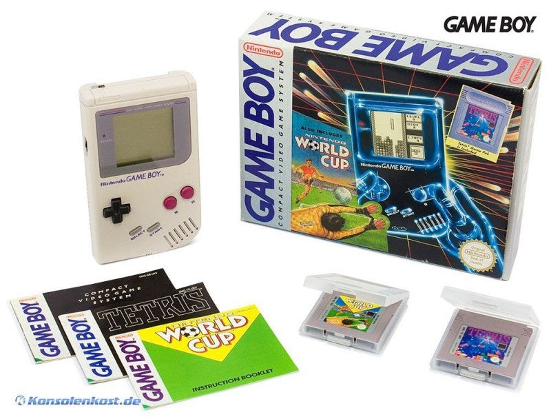 Konsole Classic DMG-01 grau +Tetris + World Cup