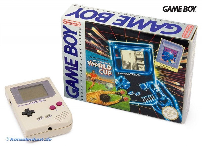 Konsole Classic DMG-01 grau +Tetris + World Cup