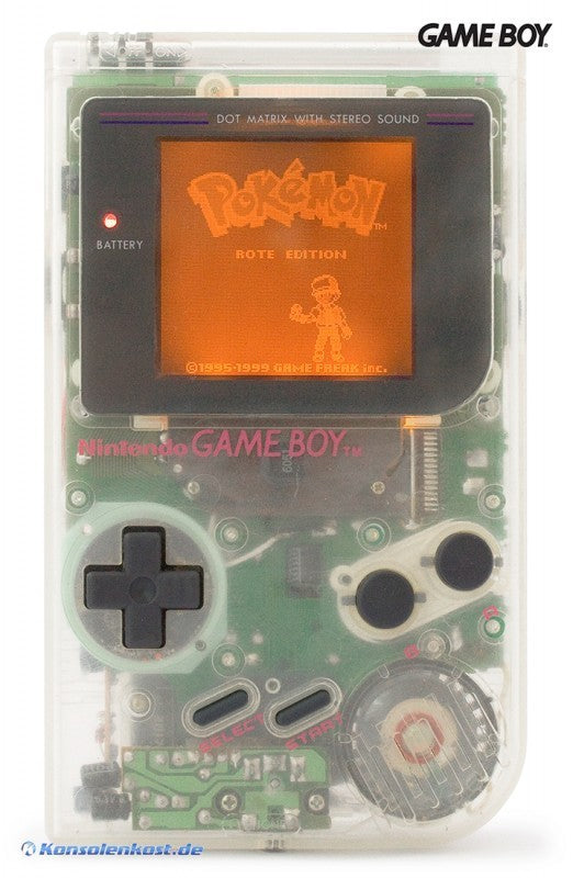 Konsole Classic DMG-01 transp. Hip Boy + Backlight gelb