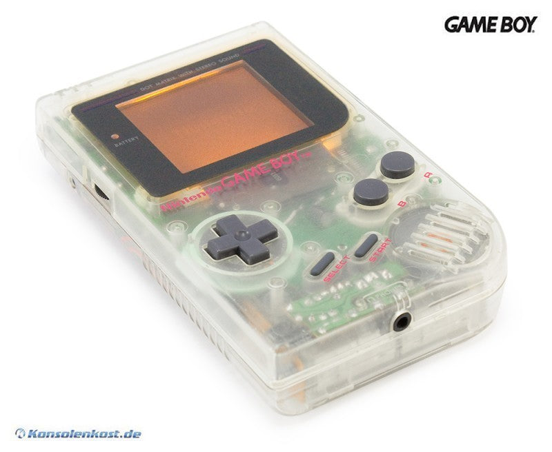 Konsole Classic DMG-01 transp. Hip Boy + Backlight gelb