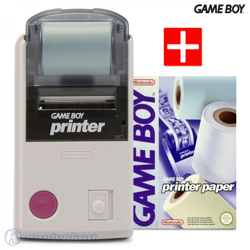 Original Printer / Drucker + GameBoy Printer Druckerpapier / 3 Rollen