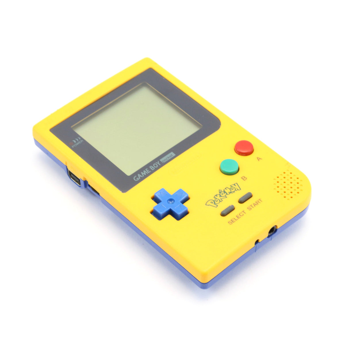 Custom Case: GBC Limited Pokemon Yellow & Blue Edition Lookalike mit farbigen Buttons