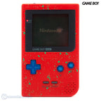 Konsole Custom Case rot-grün + Backlight rot
