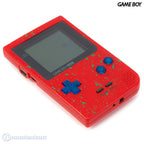 Konsole Custom Case rot-grün + Backlight rot