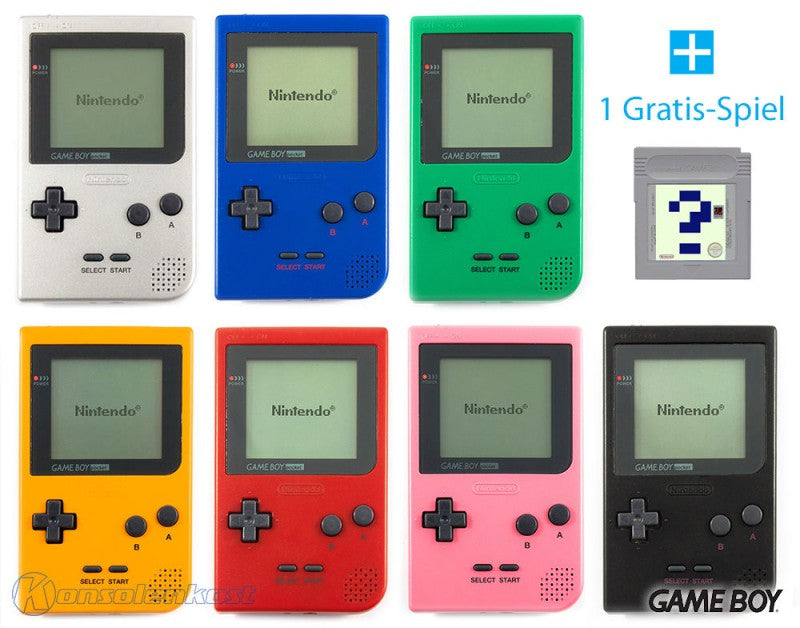 Konsole Farbe nach Wahl + GRATIS Nintendo GB Spiel TOP!