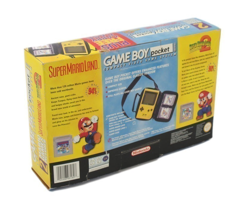 Konsole gelb Limited + 2 Mario Spiele — Collector's Edition