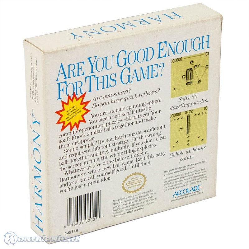 The Game of Harmony (US)