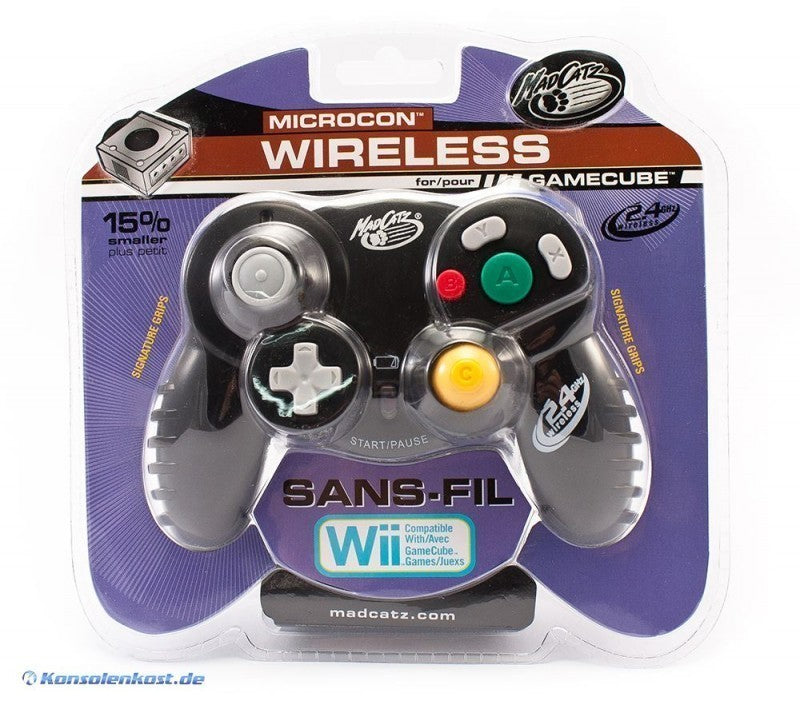 Controller / Pad schwarz MicroCon Wireless [Madcatz]