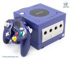 Konsole lila + Original Controller (US)
